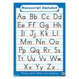 پوستر آموزشی مستر راد طرح آموزش نوشتن الفبای انگلیسی مدل manucript alphabet 83423-12